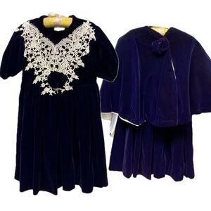 Vintage 1993 EUC (wore 1x) Jessica McClintock (made from pattern) Girls size 5